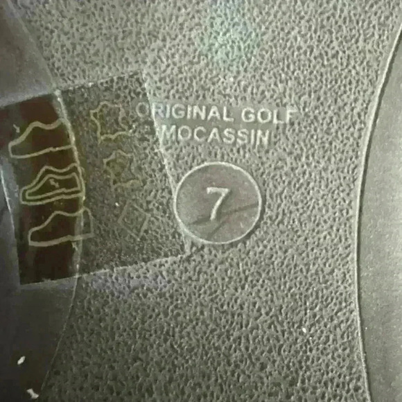 MARC JOSEPH NEW YORK womens Golf Genuine Leather Moccasin Gold Metallic Size 7 - Picture 8 of 11